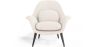 Fauteuil bekleed met bouclé stof - Uyere image 7