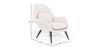Fauteuil bekleed met bouclé stof - Uyere image 7