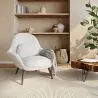 Fauteuil bekleed met bouclé stof - Uyere image 7