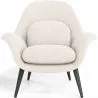 Fauteuil bekleed met bouclé stof - Uyere image 7
