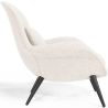 Fauteuil bekleed met bouclé stof - Uyere image 7