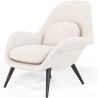Fauteuil bekleed met bouclé stof - Uyere image 7