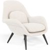 Fauteuil bekleed met bouclé stof - Uyere image 7