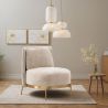 Design Fauteuil - Bekleed met Velours - Kanla image 7