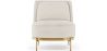 Design Fauteuil - Bekleed met Bouclé Stof - Kanla image 7