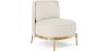 Design Fauteuil - Bekleed met Bouclé Stof - Kanla image 7