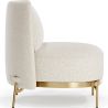 Design Fauteuil - Bekleed met Bouclé Stof - Kanla image 7