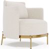 Design Fauteuil - Bekleed met Bouclé-stof - Terrec image 7
