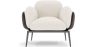 Fauteuil met bekleding van bouclé-stof - Vandan image 7