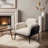 Fauteuil met bekleding van bouclé-stof - Vandan image 7