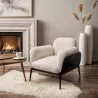 Fauteuil met bekleding van bouclé-stof - Vandan image 7