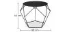 Ronde verstelbare bijzettafel - industrieel ontwerp - metaal - Diamond image 7