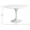 Ronde Eettafel - 110 cm - Tulip image 7