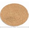 Ronde juten tapijt - Boho Bali - 120 CM - Kavya image 7