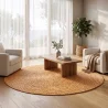 Ronde juten tapijt - Boho Bali - 150 CM - Kavya image 7