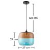 Kristallen Plafondlamp - Blauwe Hanglamp - Bluey image 7