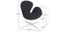 Fauteuil met armleggers - Gestoffeerd - Svin image 7