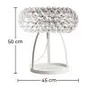 Tafellamp - Tafellamp - Kristallen Knoppen Woonkamerlamp - Groot - Savoni image 7