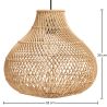 Rotan Plafondlamp - Bali Boho Hanglamp - Wayan image 7