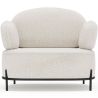 Designstoel - Bekleed met bouclé-stof - Baman image 7