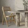 Opvouwbare houten rieten eetkamerstoel - Umbra image 7
