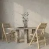 Opvouwbare houten rieten eetkamerstoel - Umbra image 7