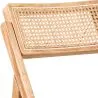 Opvouwbare houten rieten eetkamerstoel - Umbra image 7