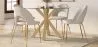  Eetkamerstoel - Gestoffeerd met Bouclé-stof - Amarna image 7