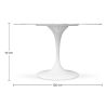 Ronde Eettafel - 120cm - Marmer - Tulip image 7