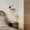 Oude Gouden Wandlamp - Vintage Wandarmatuur - Leig image 7