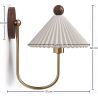 Oude Gouden Wandlamp - Vintage Wandarmatuur - Leig image 7