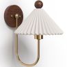 Oude Gouden Wandlamp - Vintage Wandarmatuur - Leig image 7