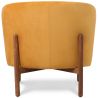 Fluweel gestoffeerde fauteuil met hout - Brina image 7