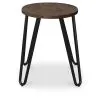 Hairpin Krukje - 42cm - Donker hout en metaal image 7