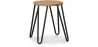 Hairpin kruk - 42cm - Licht hout en metaal image 7