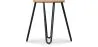 Hairpin kruk - 42cm - Licht hout en metaal image 7