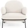 Designer Fauteuil - Gestoffeerd in Bouclé Stof - Alia image 7