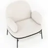Designer Fauteuil - Gestoffeerd in Bouclé Stof - Alia image 7