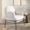 Designer Fauteuil - Gestoffeerd in Bouclé Stof - Alia image 7