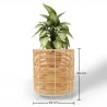 Ronde Vloerplantenbak - Boho-stijl - 28 CM - Laers image 7