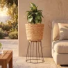 Ronde Vloerplantenbak - Boho-stijl - 65 CM - Firna image 7