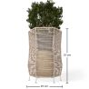 Ronde Vloerplantenbak - Boho-stijl - Bohemian image 7