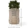 Ronde Vloerplantenbak - Boho-stijl - Bohemian image 7