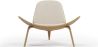 Design Fauteuil - Scandinavische Fauteuil - Bekleed met Boucle - Lucy image 7