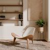 Design Fauteuil - Scandinavische Fauteuil - Bekleed met Boucle - Lucy image 7