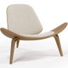 Design Fauteuil - Scandinavische Fauteuil - Bekleed met Boucle - Lucy image 7