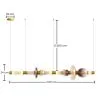 Hanglamp van kristal - LED - Singlen 120 CM image 7