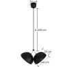 Hanglamp - 2 LED-Spots - Dual image 7
