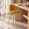 Met stof beklede kruk - Scandinavisch design - 66cm - Evelyne image 7