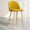 Met stof beklede kruk - Scandinavisch design - 66cm - Evelyne image 7
